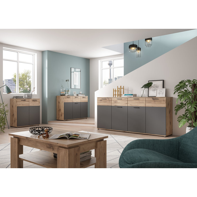 Harley-Jai Engineered Wood 2 - Door Rectangle Accent Cabinet