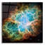  «Crab Nebula Supernova», art mural en verre télescopique Hubble de la NASA, 12 po x 12 po