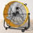 24 in. Yellow 3-Speed High Velocity Metal Drum Fan Circulation