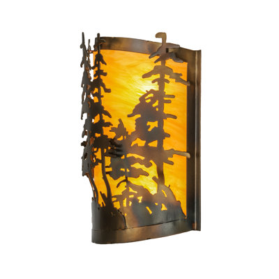 Rustic Lodge 2 - Light Flush Mounted Sconce