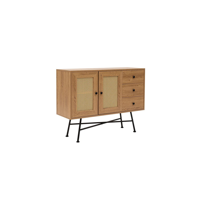 Howard 90cm Console Table, 120cm H x 90cm W x 40cm D, Natural