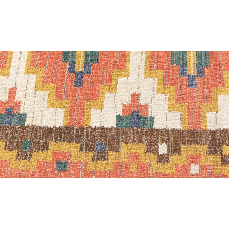 One-of-a-Kind Runner 3'2" X 7'6" Hand Knotted Area Rug
