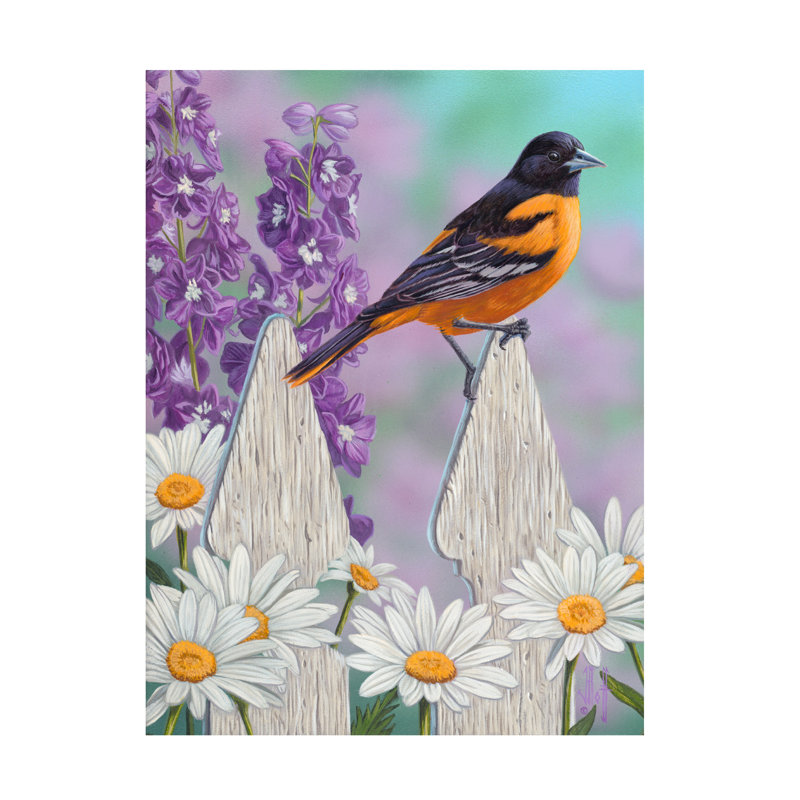 «Jeff Hoff Summer Oriole», art sur toile, H 18 po x l 24 po