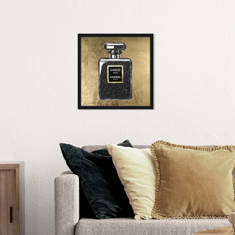 Classic Glitter Noir Print by Oliver Gal, 20" H x 20" W