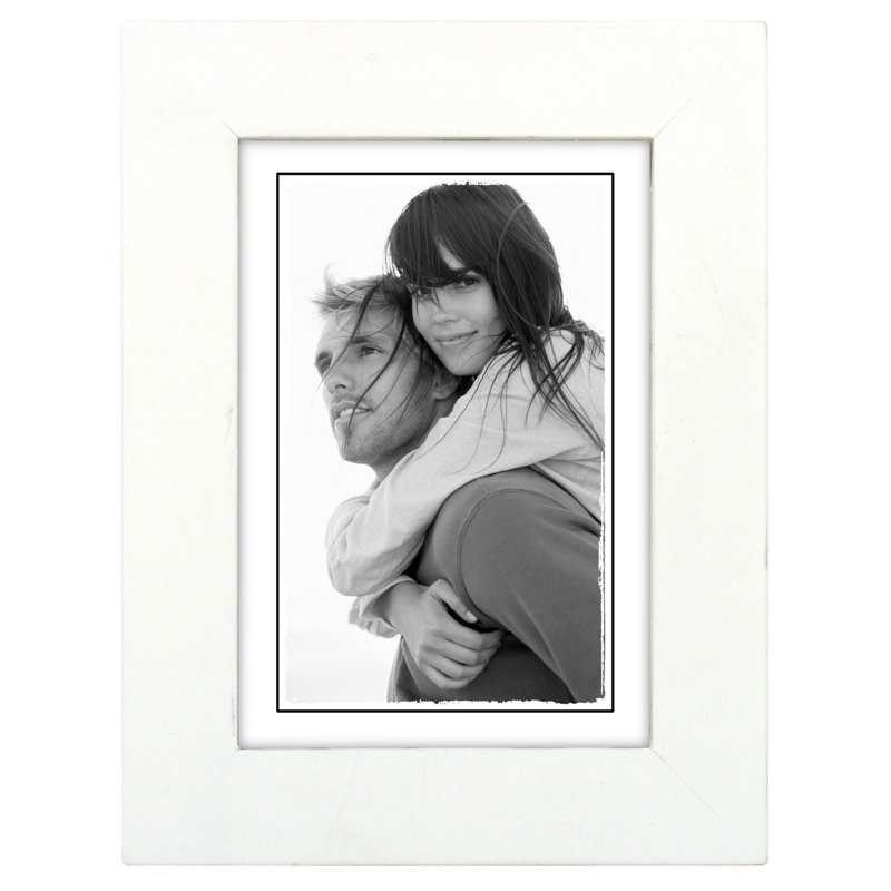 Cadre photo simple Ben Mat, 5 po x 7 po, Blanc