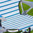 Two Backpack Beach Chairs For Adults Fold Flat And Portable With Cup Holder Zipper Pocket Towel Rack White Stripe Pattern