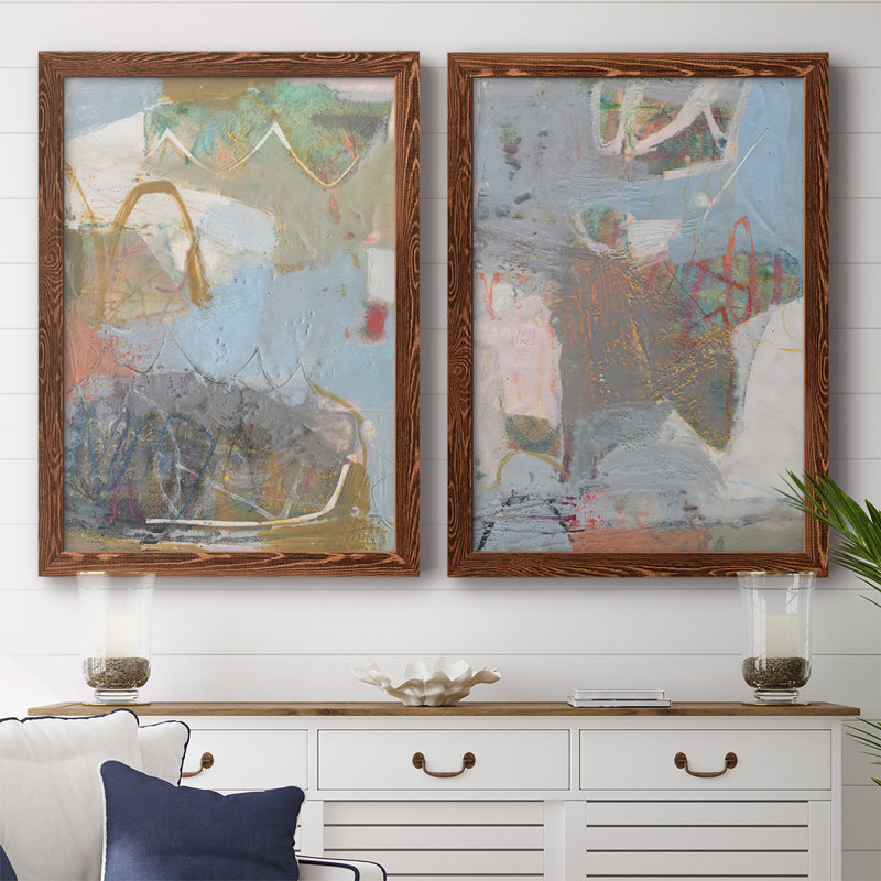 Minim I Minim I - 2 pièces, reproduction sur toile encadrée, Érable, H 31,5 po x l 88 po x P 1,5 po