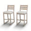 Chaises hautes pour bar avec coussins Winston