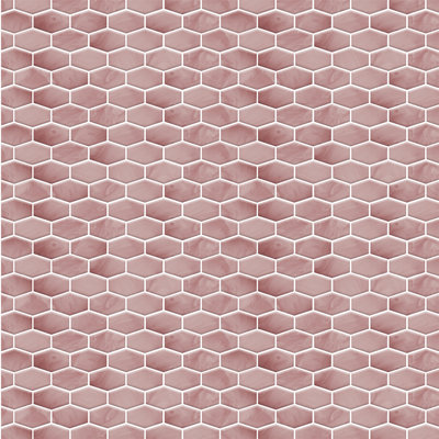 Edim 196.77 cm. W x 99.36 cm. L Fireplace Surround Peel and Stick Mosaic Tile