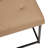 Makaiden 30" Square Upholstered Tufted Ottoman with Metal Frame-831080453