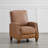 Bracking Upholstered Manual Push Back Recliner-1517759796