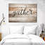 «Gather Typographie I», reproduction sur toile-1381819078