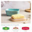 6.5-Inch White Butter Box With Lid-381087961