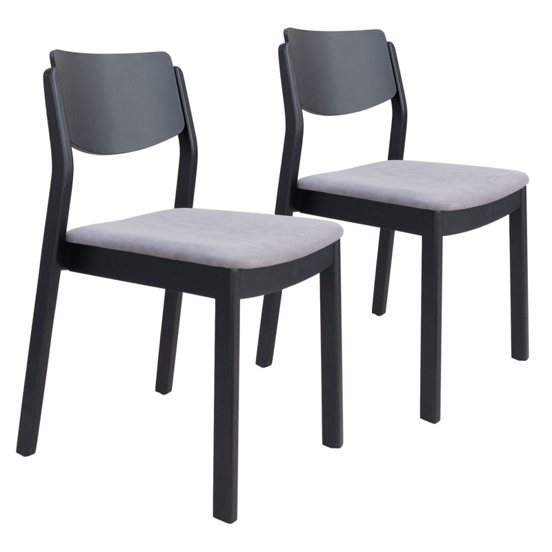 Desdamona Dining Chair, Gray, Black