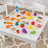 30-Piece Plastic Play Food Set with Fruits, Veggies, Sweets and More