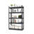 78"H  5 Tier Metal Shelves For Storage Garage Shelving 2000LBS Heavy Duty Storage Shelves Adjustable Garage Shelf Industrial Shelving Unit Storage Utility Rack-1953202812