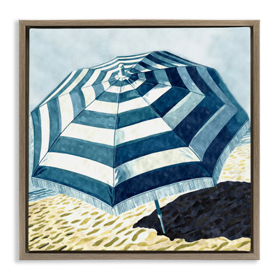 Parasol rayé