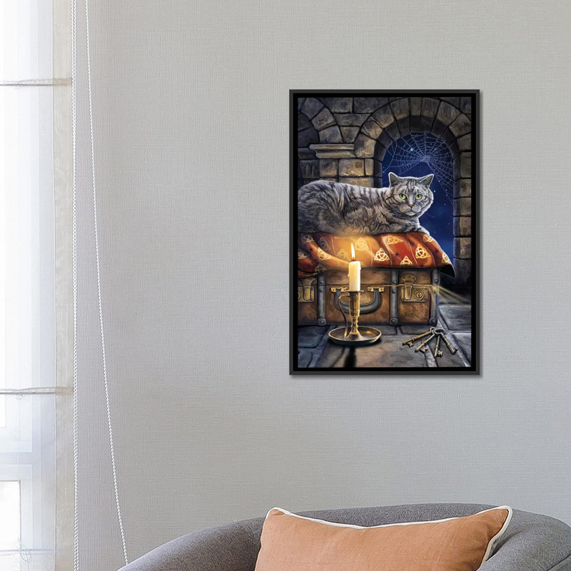 « the entreposing of secrets », impression sur toile, H 26 po x l 18 po x P 1,5 po, Toile avec cadre noir, Pas de tapis