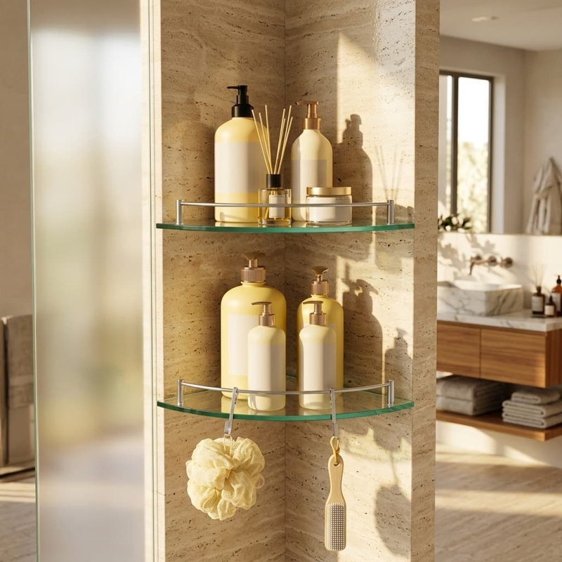 Wall Mounted Required Stainless Steel Shower Caddy