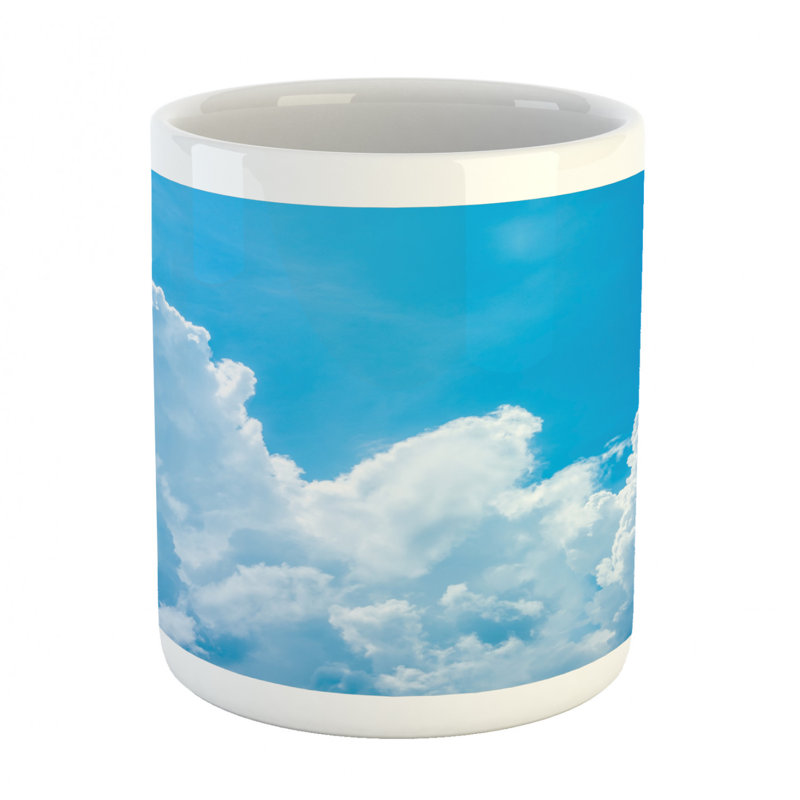 Grande tasse à café clouds