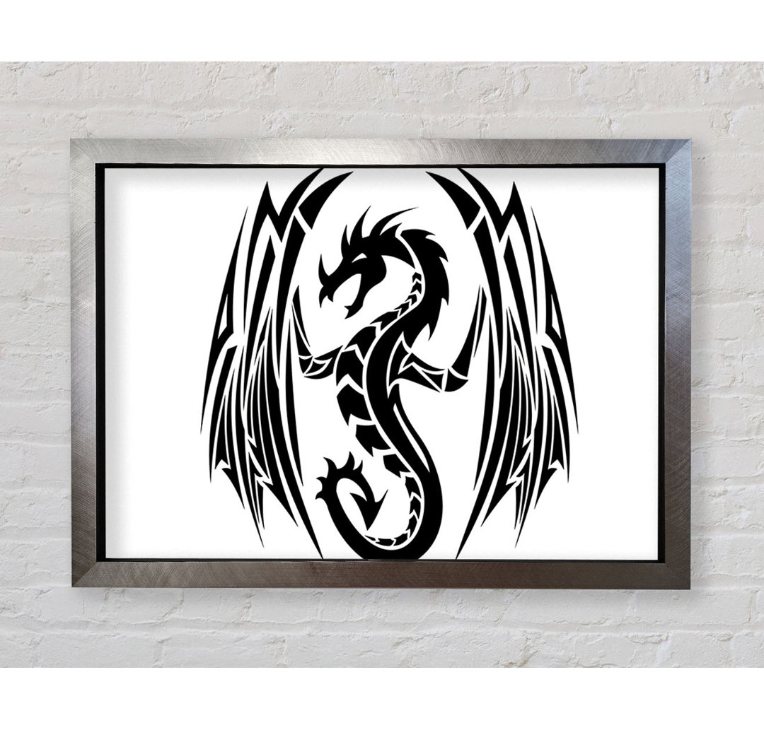 Tribal Wings Drache - Druck