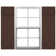 Vinyle Mid-America, quatre planches jointes TailorMade, volets Board-n-Batten, avec cages à volets