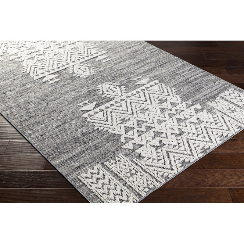 Baconton Southwestern Indoor / Outdoor Rug, Rectangle 2' x 3'