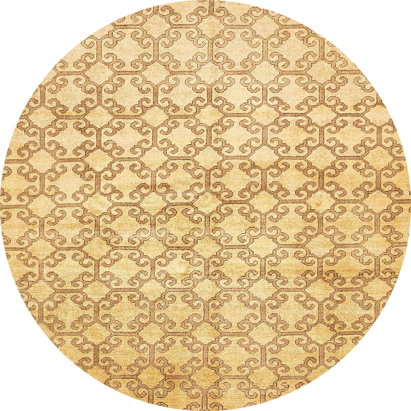 Tapis abstrait moderne 426, Rond 6 pi