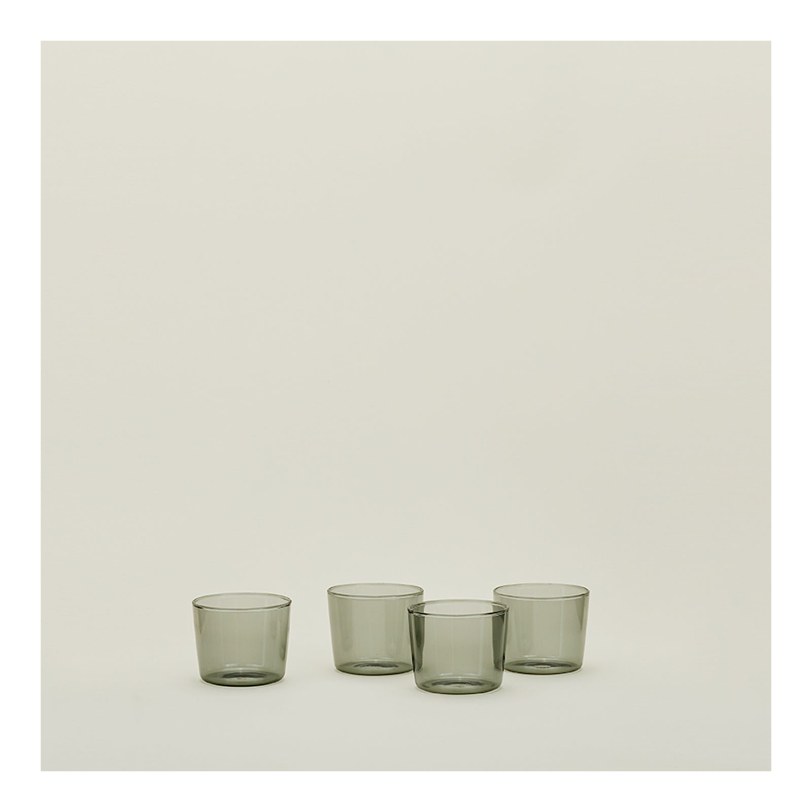 Essential Glassware , Smoke, Small Glassware 6 oz.