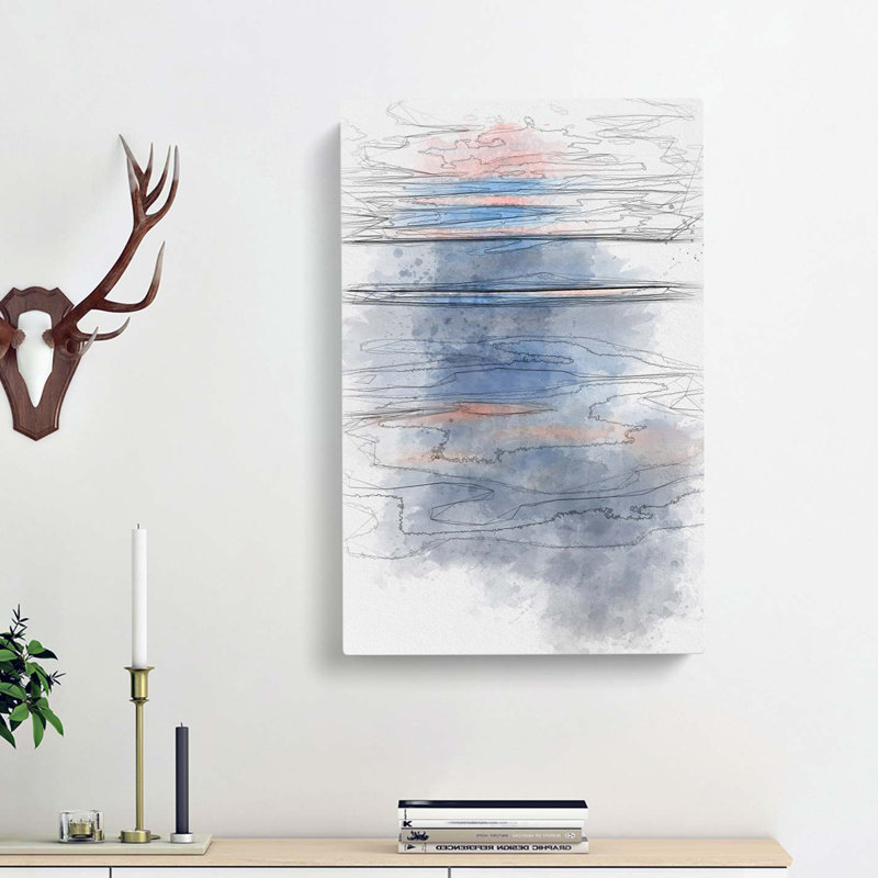Water Ripples in Abstract - Wrapped Canvas, 76cm H x 50cm W x 3cm D