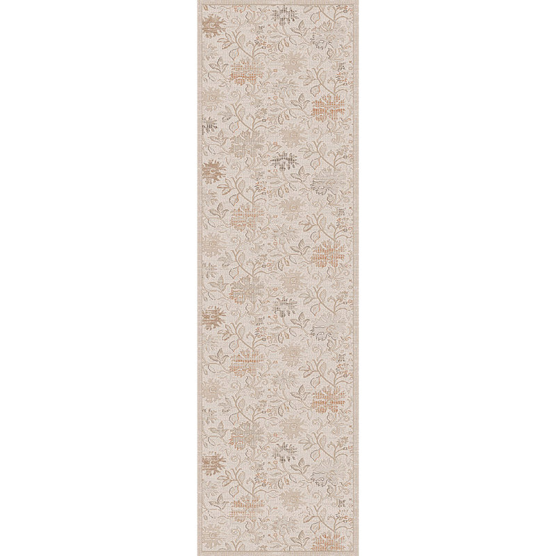 IRVING 2X7.5 15553-186 CREAM/BEIGE/RUST, Runner 2' x 7'5"