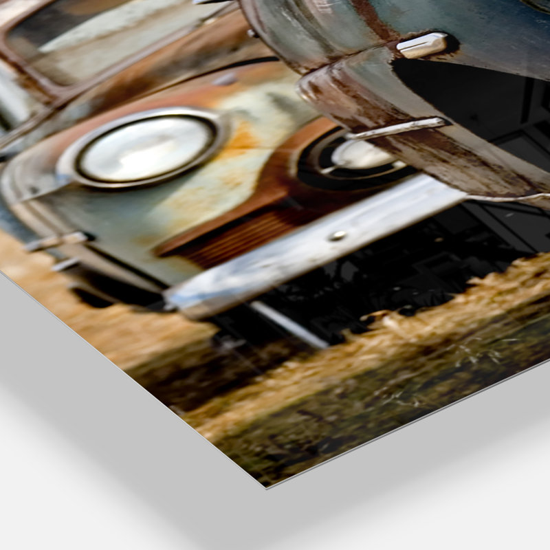 Vintage Cars - Horloge murale moderne, H 32 po x l 24 po x P 1 po