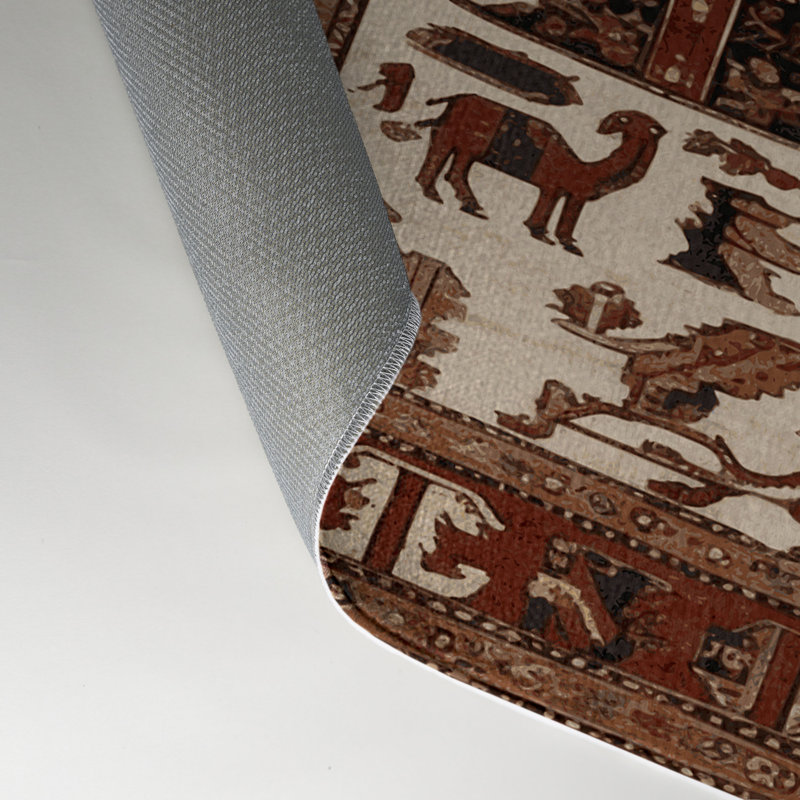 Tapis turc intérieur et extérieur brun, Rectangle 9 pi x 12 pi