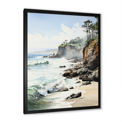 Beach Cliffhanger - noir II - imprimé