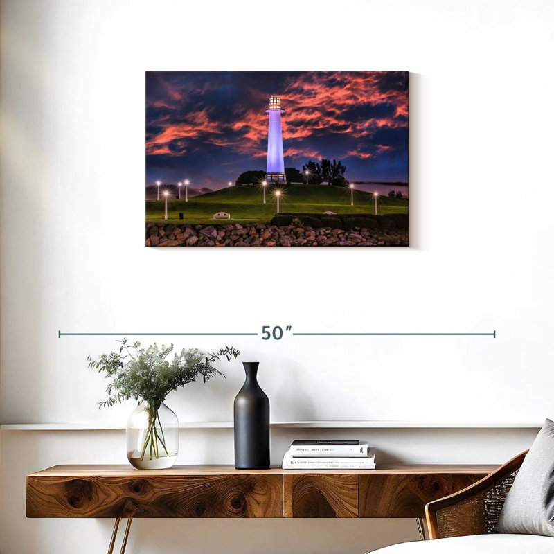 Phare d'Aletra Long Beach, H 20 po x l 30 po