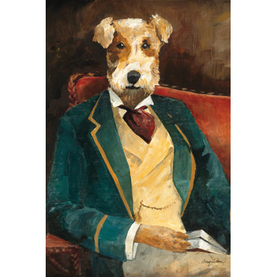 Edgar Allen Paw - Wrapped Canvas Print