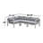 Vontrell Seating Set, Buff, 4-PC