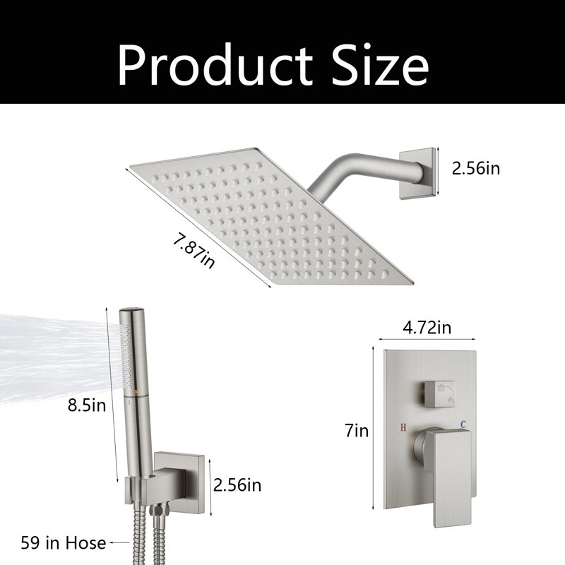 Shower Head 1.8 GPM, Nickel