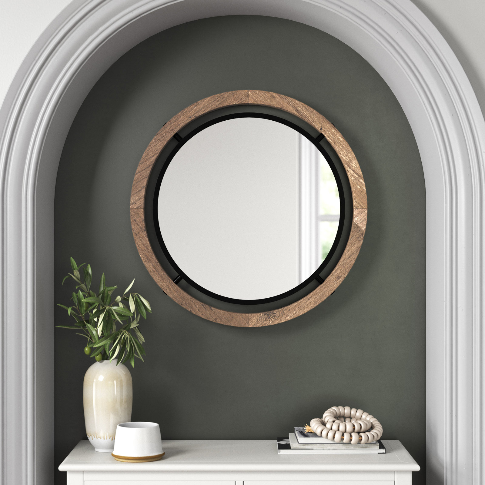 Smita 28" Accent Mirror, 24.3" x 24.3"