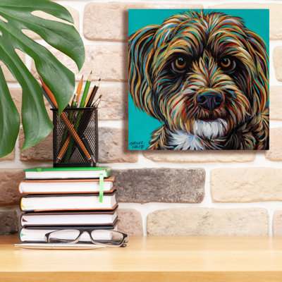 «Blue Doodle Brother 1» par Carolee Vitaletti