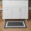 Ensemble de 2 tapis de cuisine blancs et noirs pour la cuisine et le bureau