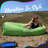 Nevlers Green Inflatable Lounger with Travel Bag and Pockets-810763997