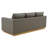 Berengarius 83.5" Leather Sofa Three-Person Seater with Removable Cushions-557271336