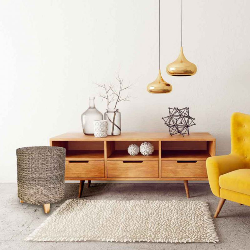 Rattan Accent Stool