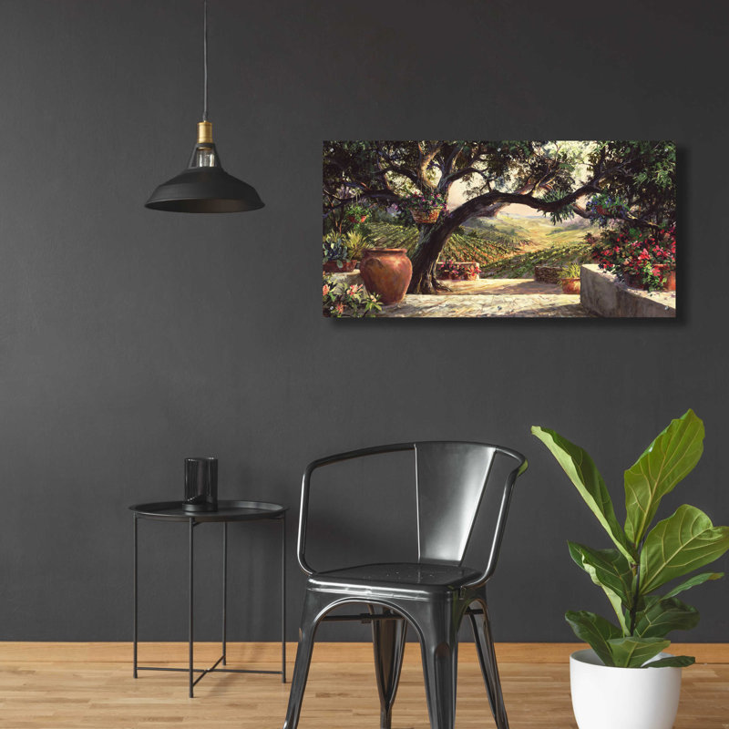 Napa Patio par Art Fronckowiak - reproduction non encadrée, L 48 po x H 24 po