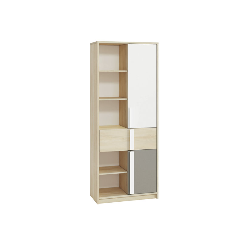 Incrocci 199cm H x 80cm W Geometric Bookcase