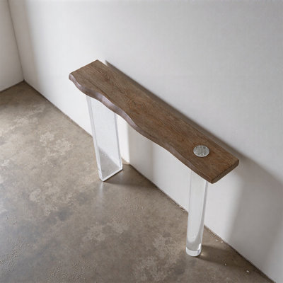 Natural Teak Wood Console Table