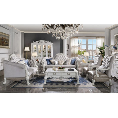 Hebron Faux Leather Armchair