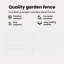 Vidaxl Garden Fence Powder-Coated Steel-116797994-116797996