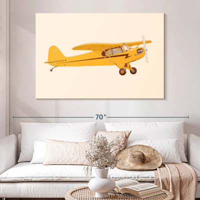 Petit avion jaune Mehar